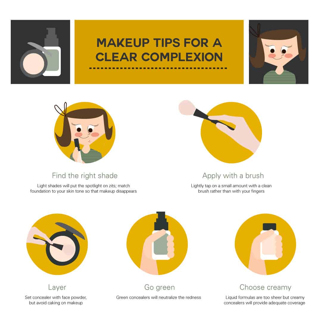 Makeup Tips for a Clear Complection