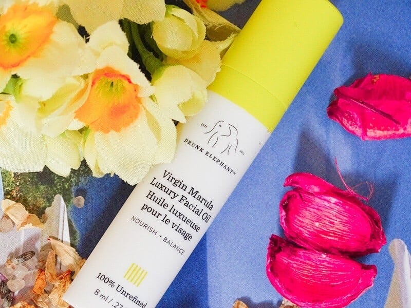 drunk elephant virgin marula luxury facial oil