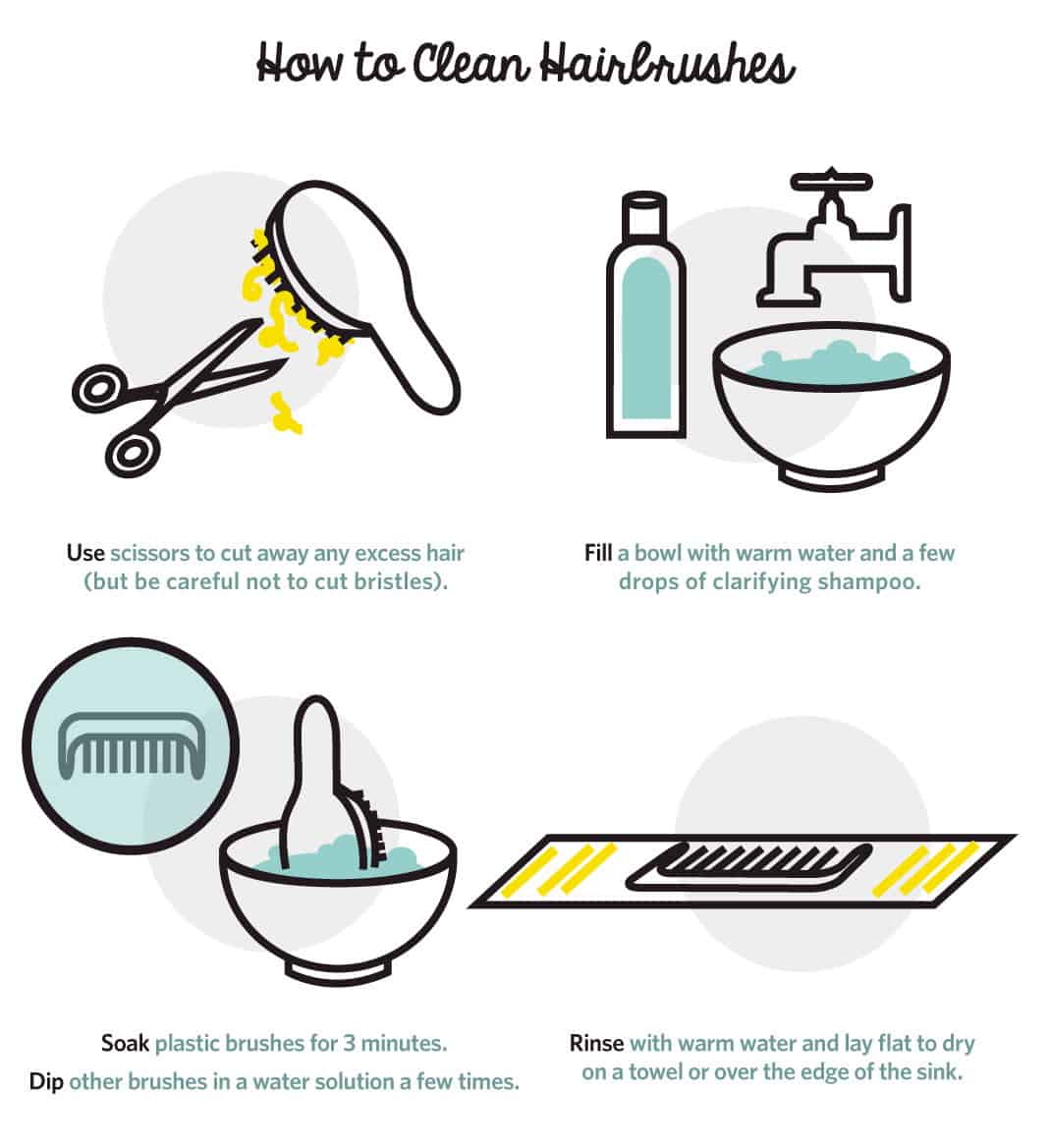 How To Clean Hair Brushes
