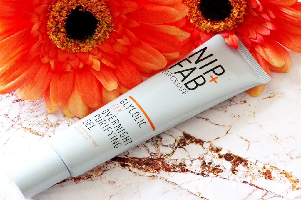 nip + fab glycolic fix overnight purifying gel