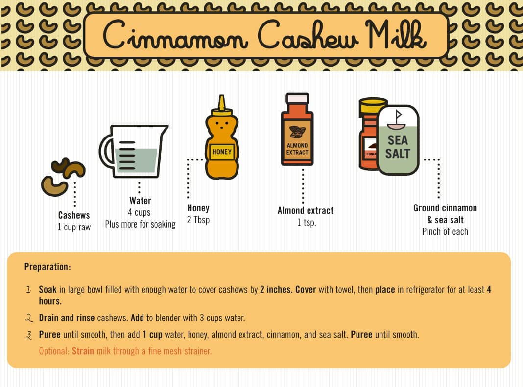 Cinnamon Cashew Milk