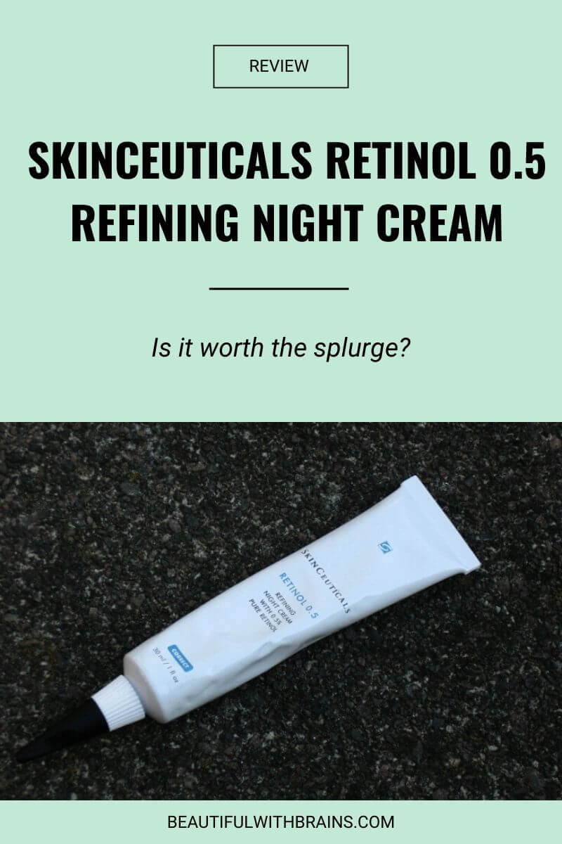 skinceuticals 0.5 retinol refining night cream review